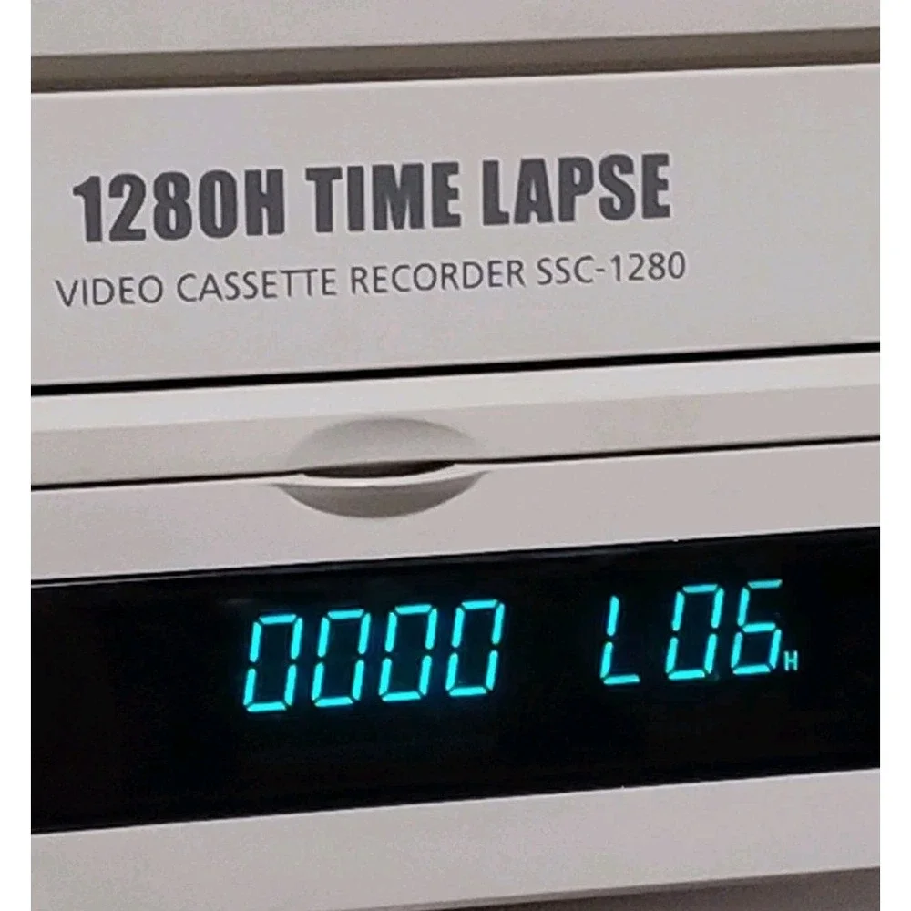 Samsung SSC-1280 Time Lapse VCR Security Video Cassette Recorder CCTV Tested